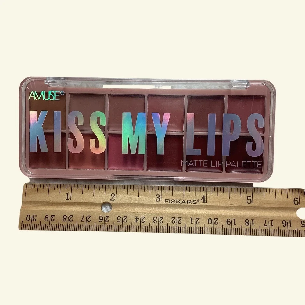 Amuse Kiss My Lips Matte Lip Palette 12 Shades Nudes Berries LIP  New Sealed